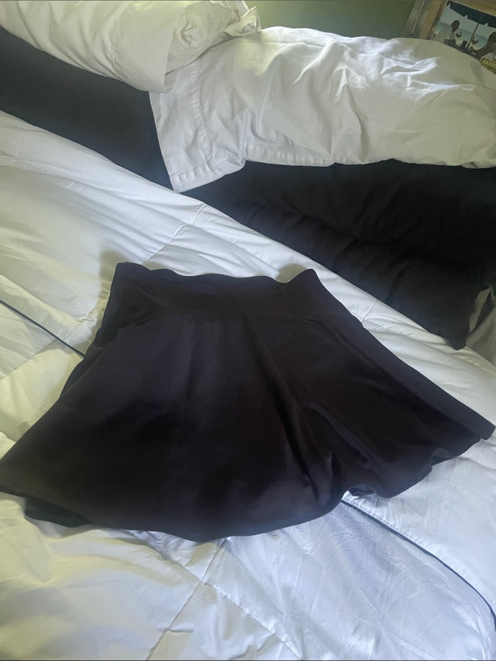Old Navy Active Powersoft High-Rise Leggings - Black skort. Skirt and shorts.